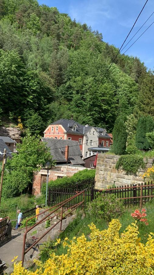 Hotel Haus Bergfriede Bad Schandau Exterior foto
