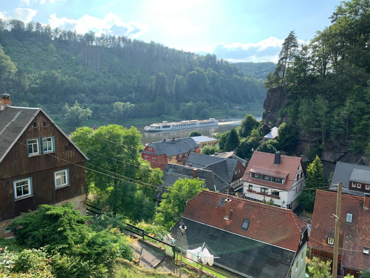 Hotel Haus Bergfriede Bad Schandau Exterior foto